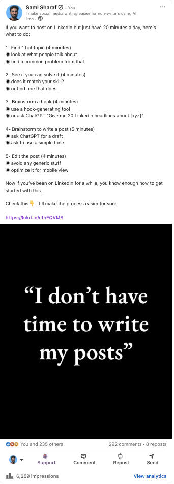 How the Short Form Writer helped me write