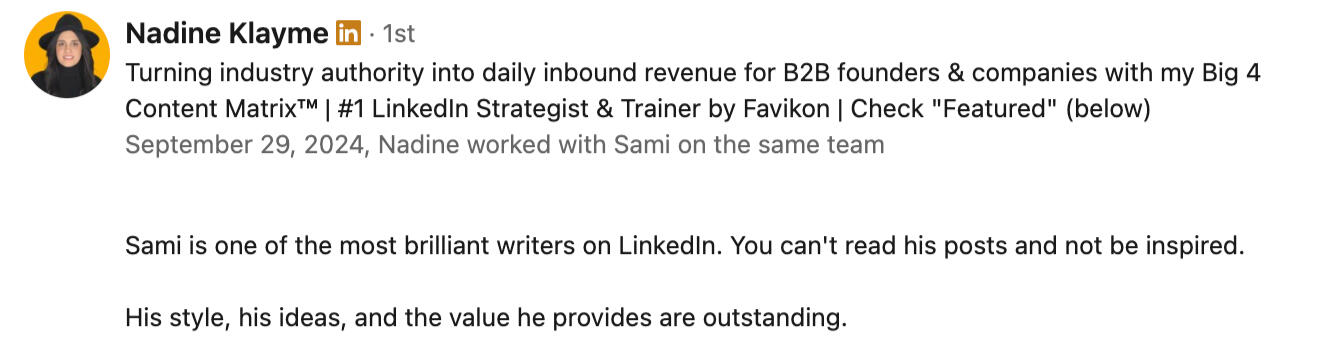 people&#39;s feedback